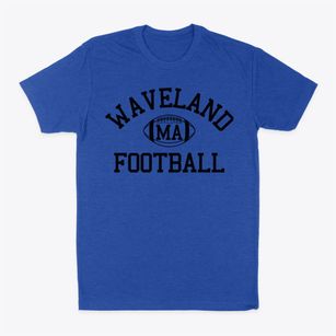 Waveland Massachusetts Football Classic Dad T-Shirt
