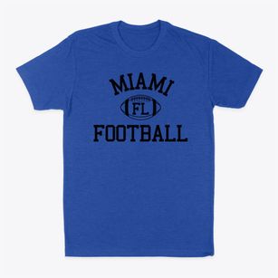 Miami Florida Football Classic Dad T-Shirt