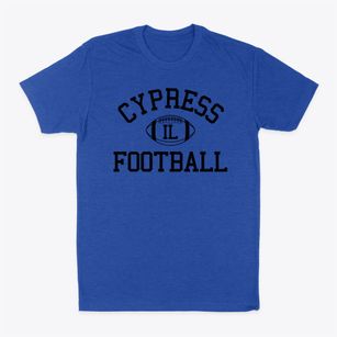Cypress Illinois Football Classic Dad T-Shirt