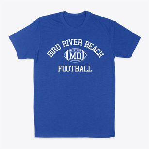 Bird River Beach Maryland Football Classic Dad T-Shirt