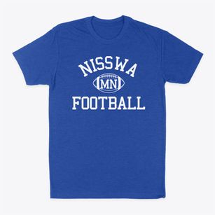 Nisswa Minnesota Football Classic Dad T-Shirt