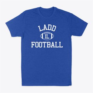 Ladd Illinois Football Classic Dad T-Shirt