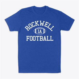 Rockwell Iowa Football Classic Dad T-Shirt