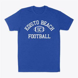 Edisto Beach South Carolina Football Classic Dad T-Shirt