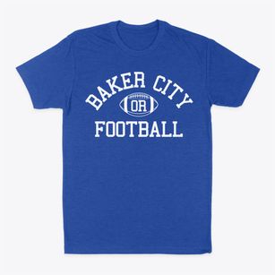 Baker City Oregon Football Classic Dad T-Shirt