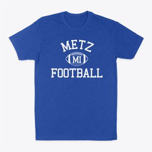 Metz Michigan Football Classic Dad T-Shirt