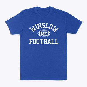 Winslow Maine Football Classic Dad T-Shirt