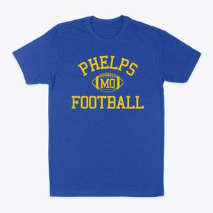 Phelps Missouri Football Classic Dad T-Shirt