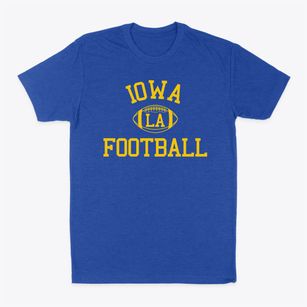 Iowa Louisiana Football Classic Dad T-Shirt