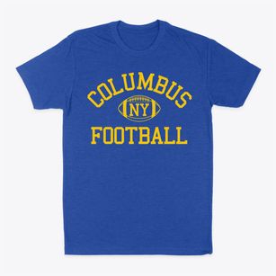 Columbus New York Football Classic Dad T-Shirt