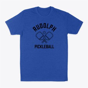 Rudolph South Dakota Pickleball Classic Dad T-Shirt