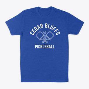 Cedar Bluffs New York Pickleball Classic Dad T-Shirt
