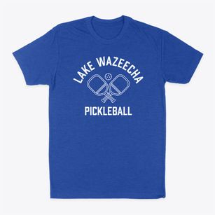 Lake Wazeecha Wisconsin Pickleball Classic Dad T-Shirt