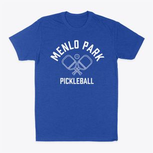 Menlo Park California Pickleball Classic Dad T-Shirt