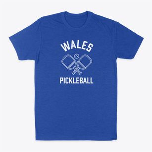 Wales Massachusetts Pickleball Classic Dad T-Shirt