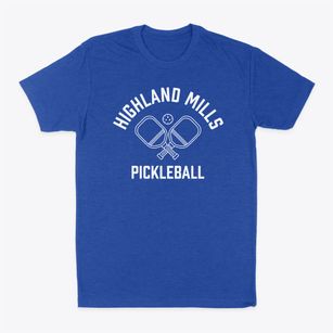 Highland Mills New York Pickleball Classic Dad T-Shirt