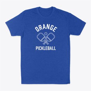 Orange Massachusetts Pickleball Classic Dad T-Shirt