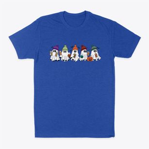   Ghosts and Pumpkin Spice Classic Dad T-Shirt