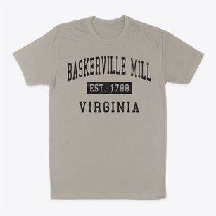 Baskerville Mill Virginia Classic Established Classic Dad T-Shirt