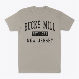 Bucks Mill New Jersey Classic Established Classic Dad T-Shirt