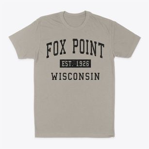 Fox Point Wisconsin Classic Established Classic Dad T-Shirt