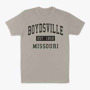 Boydsville Missouri Classic Established Classic Dad T-Shirt