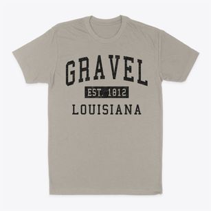 Gravel Louisiana Classic Established Classic Dad T-Shirt
