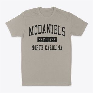 Mcdaniels North Carolina Classic Established Classic Dad T-Shirt