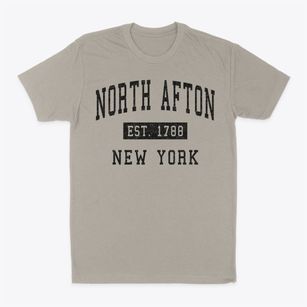 North Afton New York Classic Established Classic Dad T-Shirt