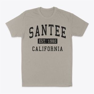 Santee California Classic Established Classic Dad T-Shirt