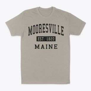 Mooresville Maine Classic Established Classic Dad T-Shirt