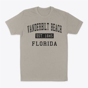Vanderbilt Beach Florida Classic Established Classic Dad T-Shirt