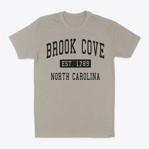 Brook Cove North Carolina Classic Established Classic Dad T-Shirt