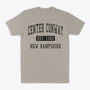 Center Conway New Hampshire Classic Established Classic Dad T-Shirt