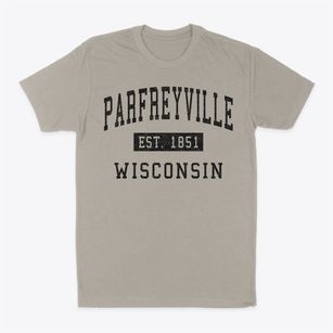Parfreyville Wisconsin Classic Established Classic Dad T-Shirt