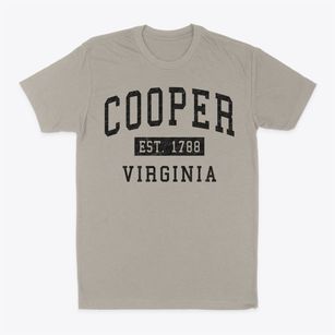 Cooper Virginia Classic Established Classic Dad T-Shirt