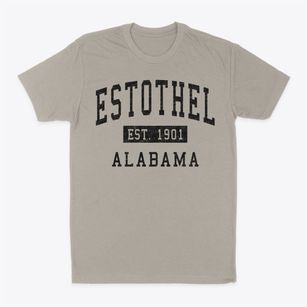 Estothel Alabama Classic Established Classic Dad T-Shirt