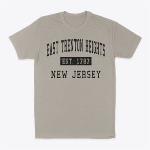 East Trenton Heights New Jersey Classic Established Classic Dad T-Shirt