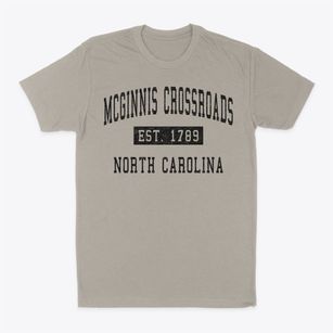 Mcginnis Crossroads North Carolina Classic Established Classic Dad T-Shirt