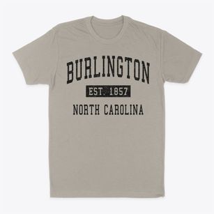 Burlington North Carolina Classic Established Classic Dad T-Shirt