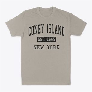 Coney Island New York Classic Established Classic Dad T-Shirt