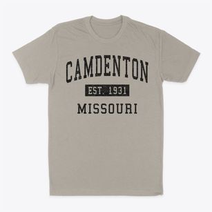 Camdenton Missouri Classic Established Classic Dad T-Shirt