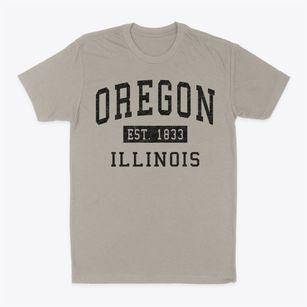 Oregon Illinois Classic Established Classic Dad T-Shirt