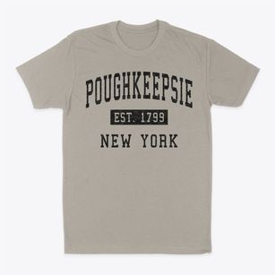 Poughkeepsie New York Classic Established Classic Dad T-Shirt