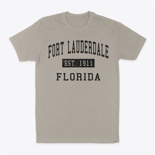 Fort Lauderdale Florida Classic Established Classic Dad T-Shirt