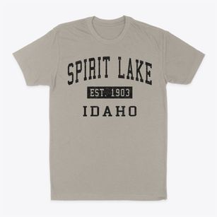 Spirit Lake Idaho Classic Established Classic Dad T-Shirt