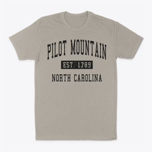 Pilot Mountain North Carolina Classic Established Classic Dad T-Shirt