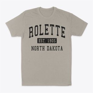 Rolette North Dakota Classic Established Classic Dad T-Shirt