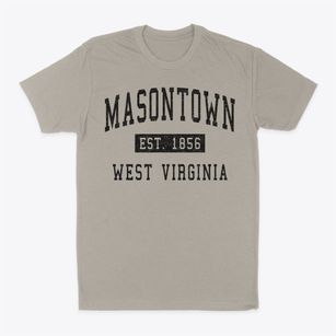 Masontown West Virginia Classic Established Classic Dad T-Shirt