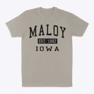 Maloy Iowa Classic Established Classic Dad T-Shirt
